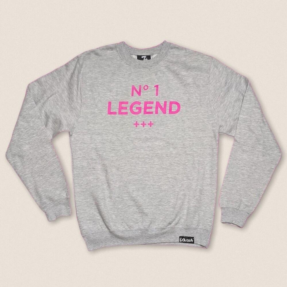 Pink dolphin No 1 Legend Sweatshirt Pullover crew neck Size Medium